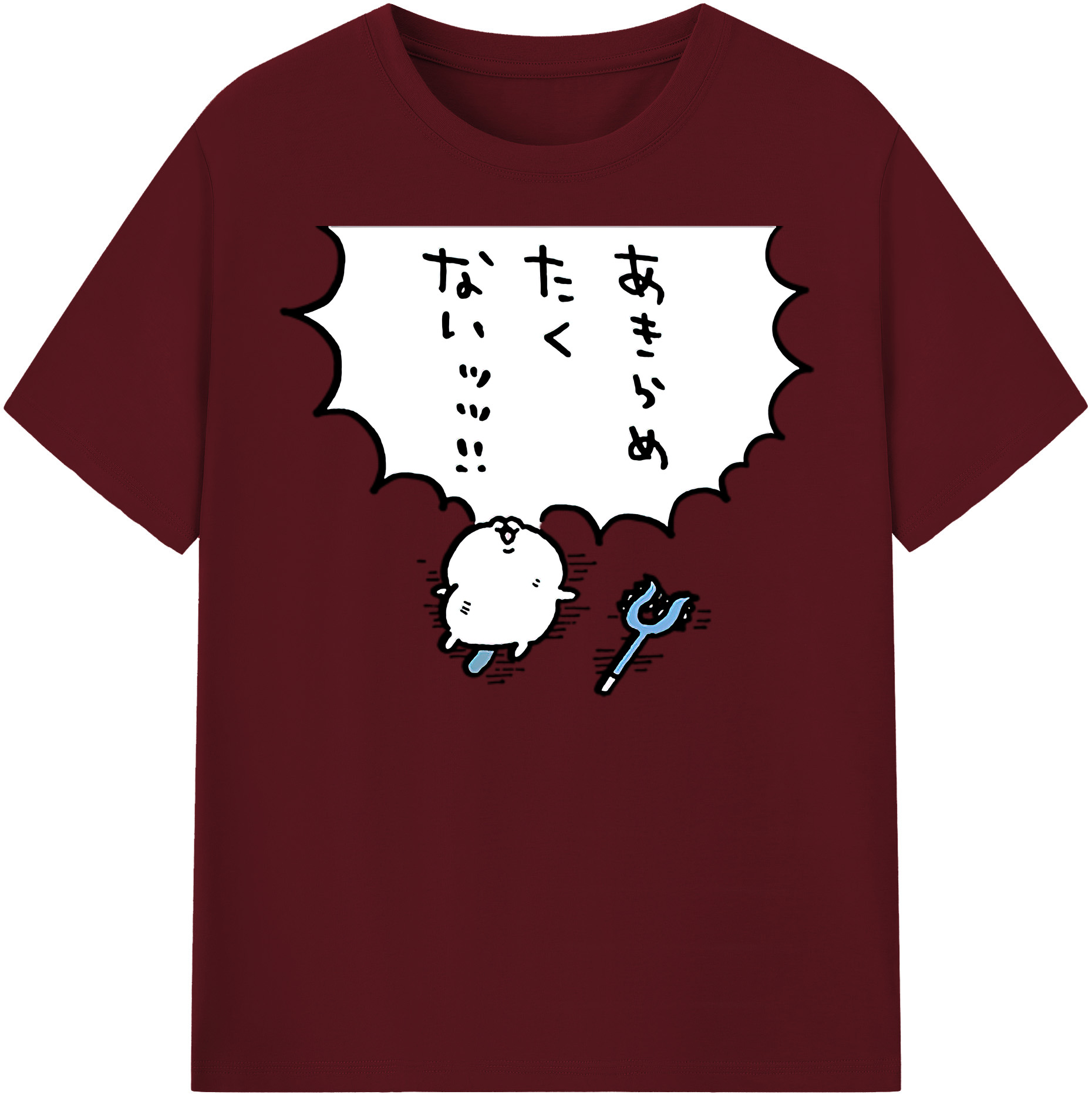（画像用） ちいかわ ちいかわ Chii-kawa chiikawa 綿100％半袖Tシャツ（フロントプリント）